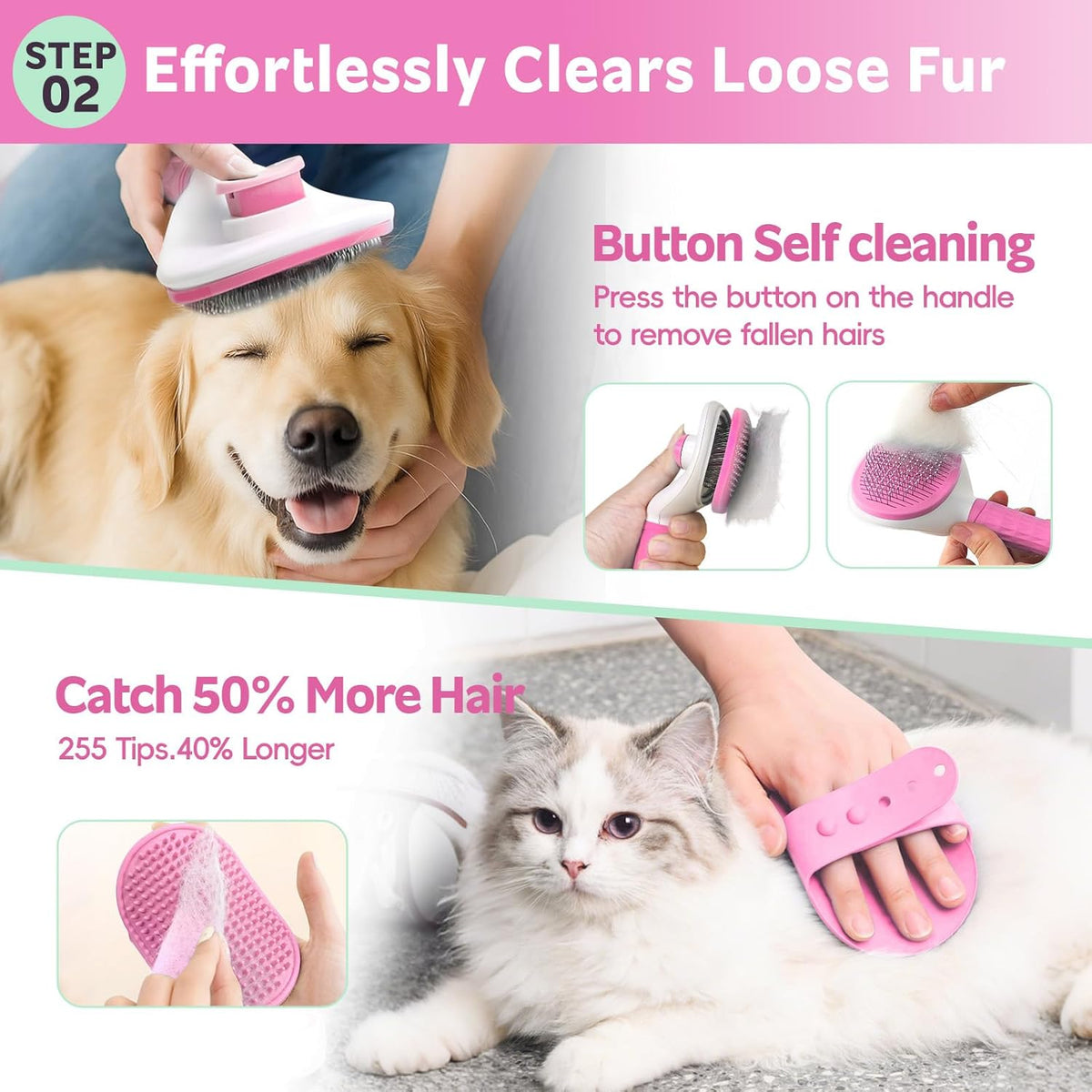 10-Piece Complete Pet Grooming Kit for Dogs & Cats