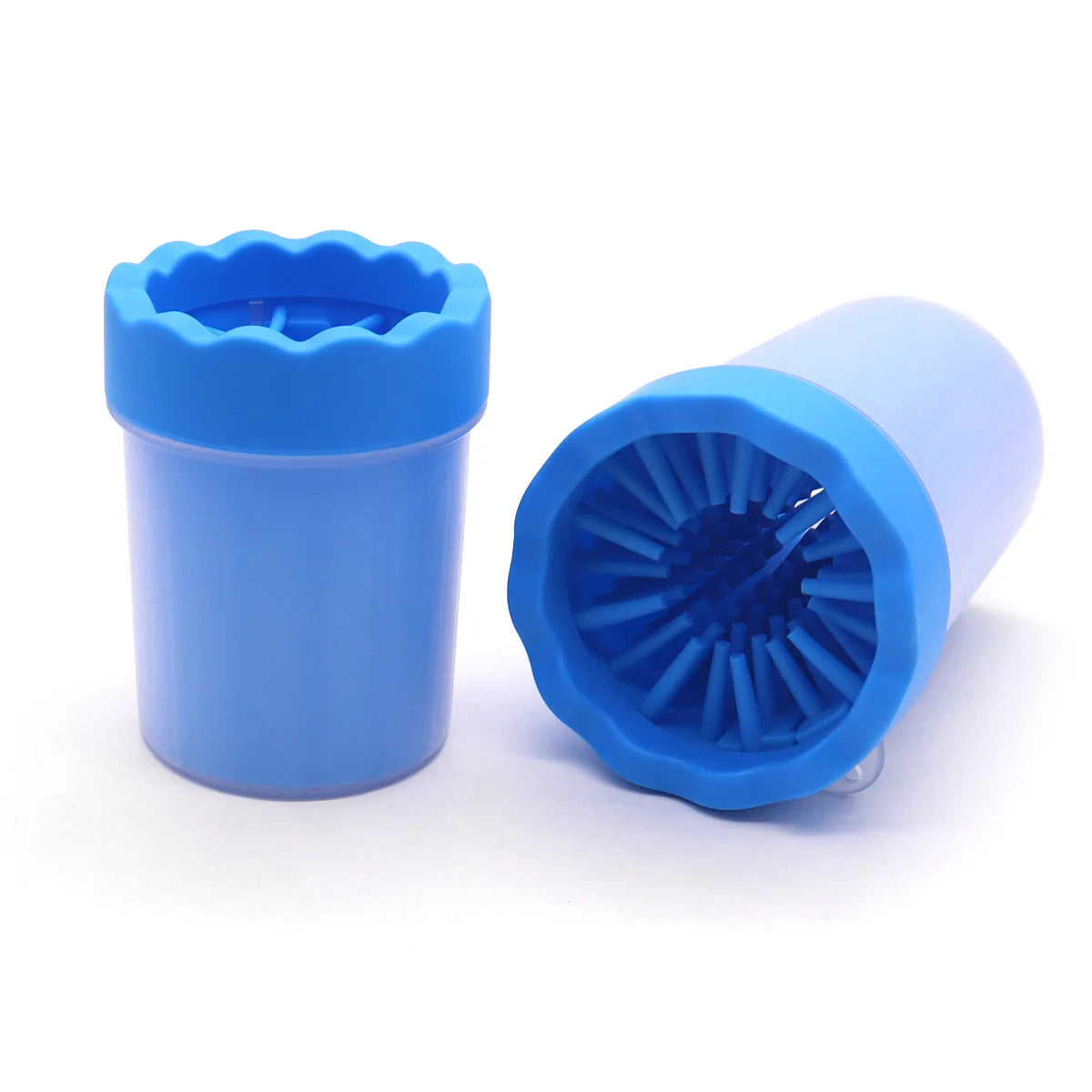Dog paw washer cup with soft silicone bristles for all breeds