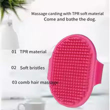 BPA-free silicone deshedding glove safe for kids and pets
