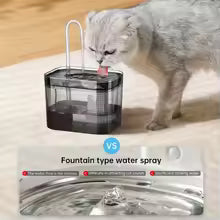 Pet water fountain quiet pump keeps water fresh and oxygenated